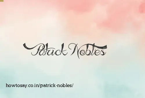 Patrick Nobles