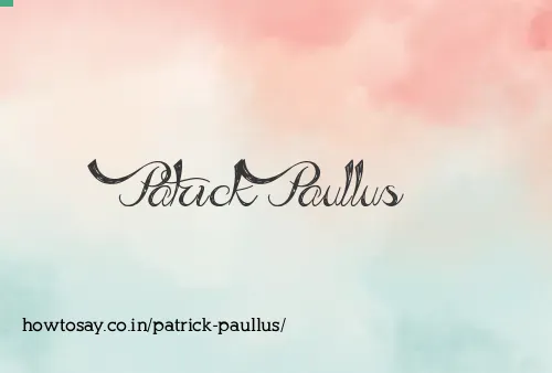 Patrick Paullus