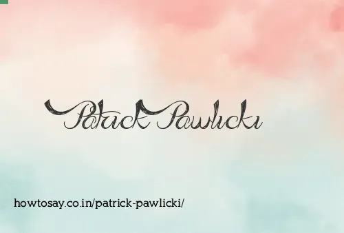 Patrick Pawlicki