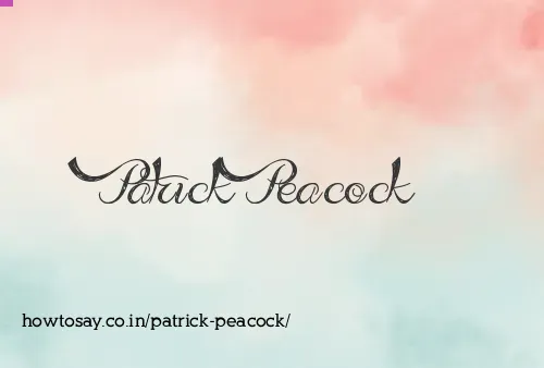 Patrick Peacock