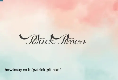 Patrick Pitman