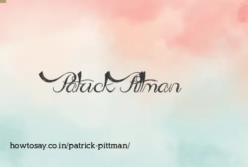 Patrick Pittman