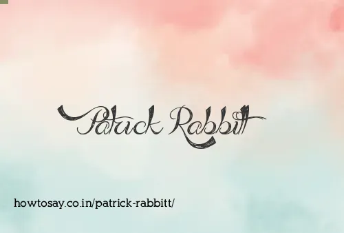 Patrick Rabbitt