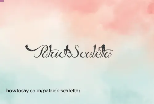 Patrick Scaletta