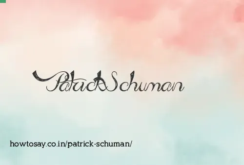 Patrick Schuman