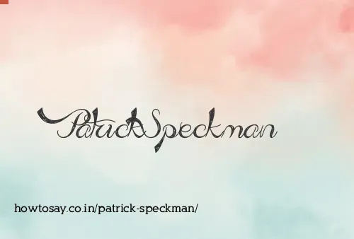 Patrick Speckman