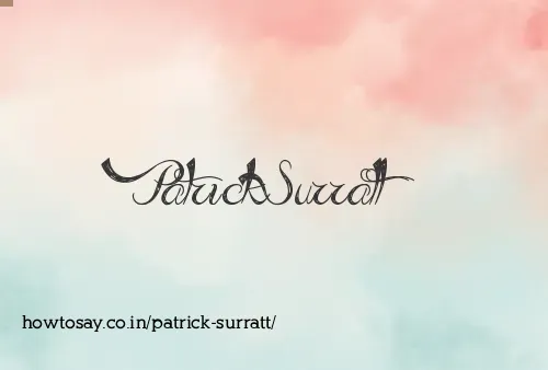Patrick Surratt