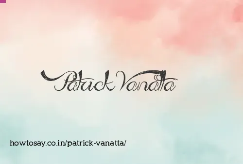 Patrick Vanatta