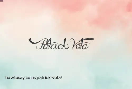 Patrick Vota
