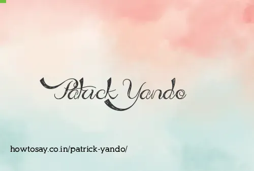 Patrick Yando