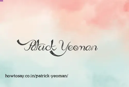 Patrick Yeoman