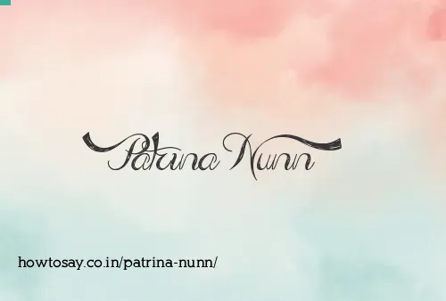 Patrina Nunn