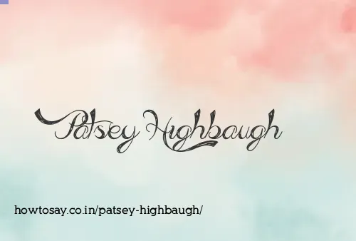 Patsey Highbaugh