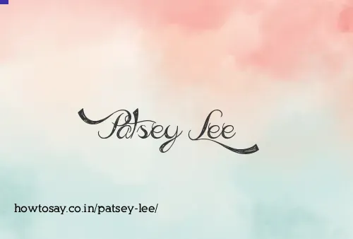 Patsey Lee