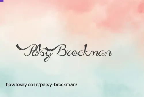 Patsy Brockman
