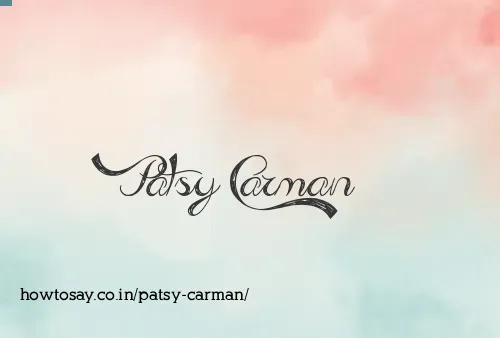 Patsy Carman