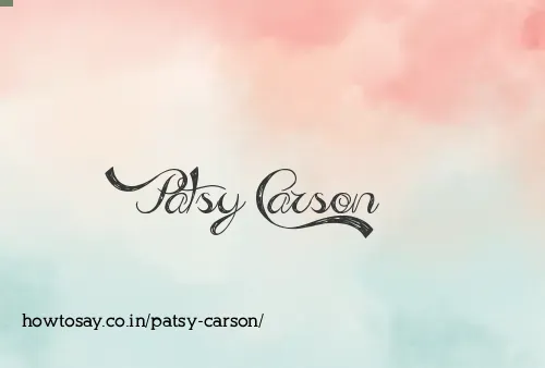 Patsy Carson