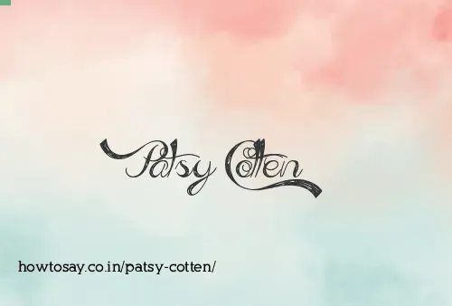 Patsy Cotten