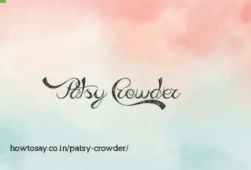 Patsy Crowder