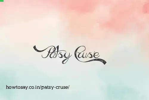 Patsy Cruse