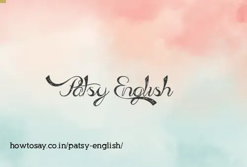 Patsy English