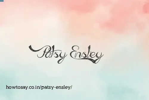 Patsy Ensley