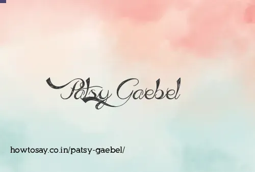 Patsy Gaebel