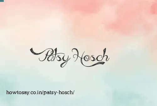 Patsy Hosch