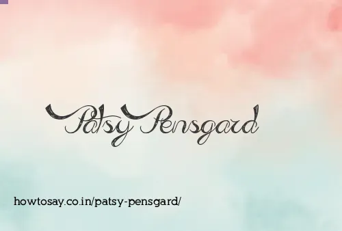 Patsy Pensgard
