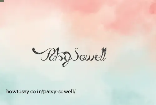 Patsy Sowell