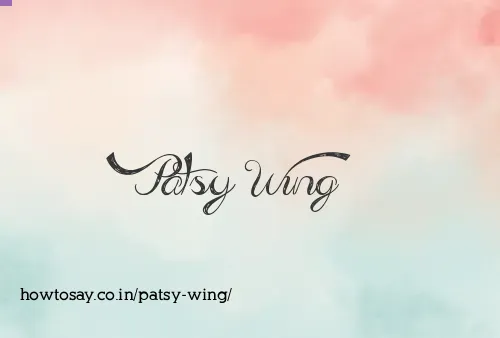 Patsy Wing