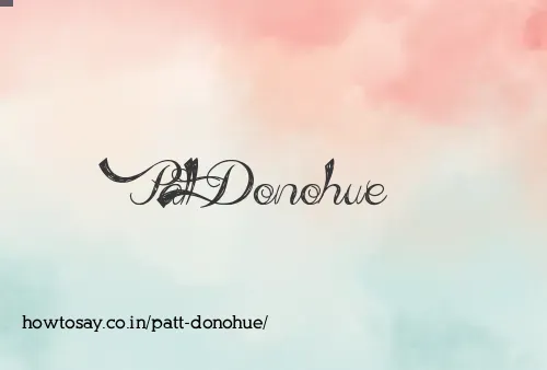 Patt Donohue