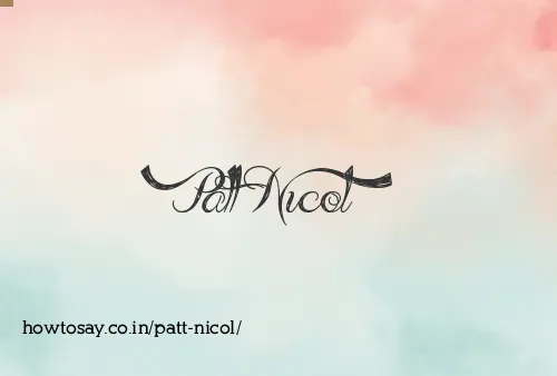 Patt Nicol