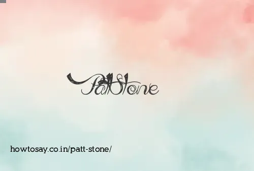 Patt Stone