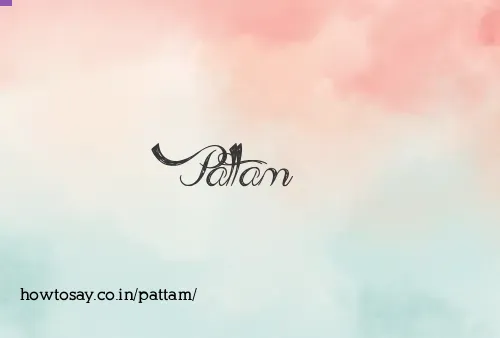 Pattam