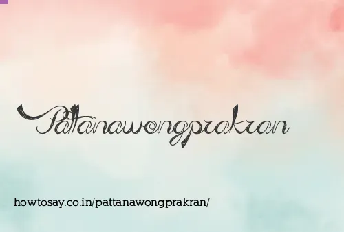 Pattanawongprakran