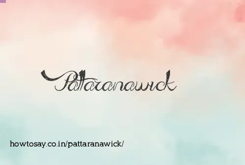 Pattaranawick