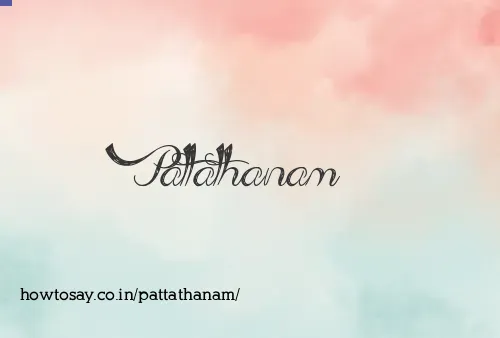 Pattathanam