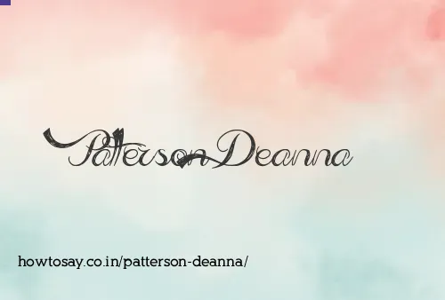 Patterson Deanna