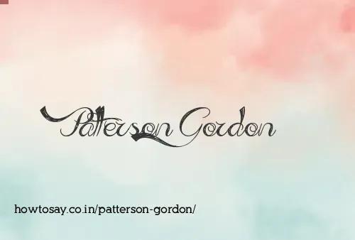 Patterson Gordon