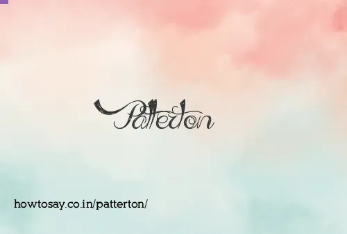 Patterton