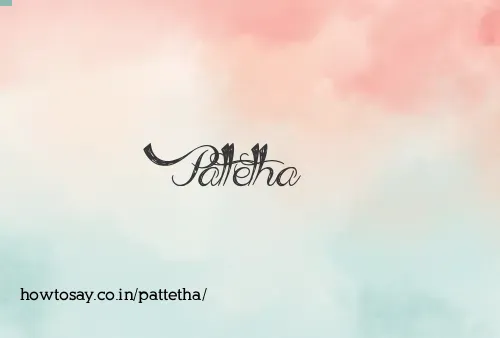 Pattetha