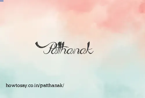 Patthanak
