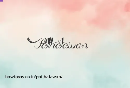 Patthatawan