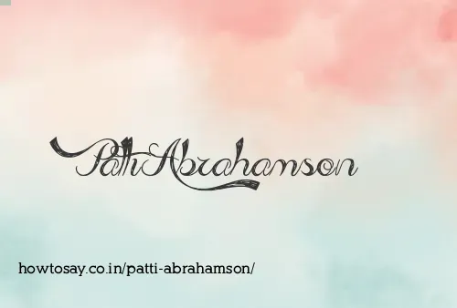 Patti Abrahamson