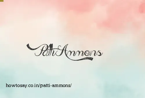Patti Ammons