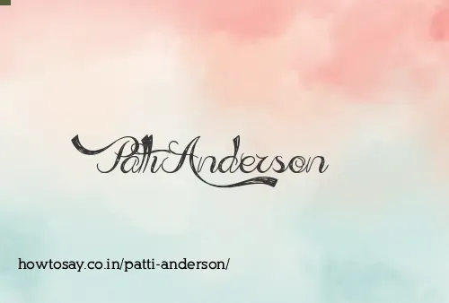 Patti Anderson