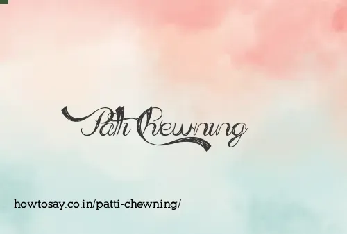 Patti Chewning