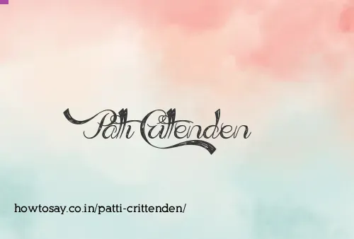 Patti Crittenden