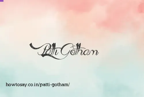 Patti Gotham